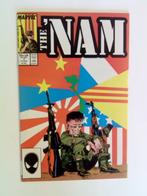 The 'Nam #7 Marvel Comics 1987 NM Michael Golden Vietnam War 1st print