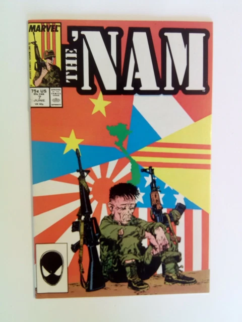 The 'Nam #7 Marvel Comics 1987 NM Michael Golden Vietnam War 1st print