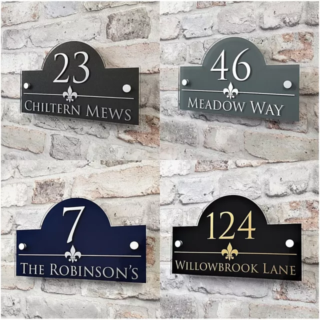 Personalised Address Plaques & House Number Signs Door & Property Name Plates
