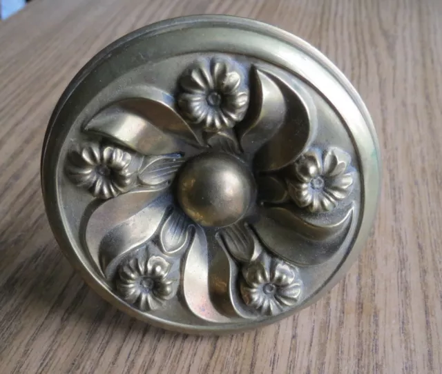 Antique Brass Flower Curtain Tie Back