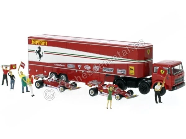 Hot Wheels Iveco Stralis Ferrari GP 2006 F1 - Camion Scuderia Collection 1/64
