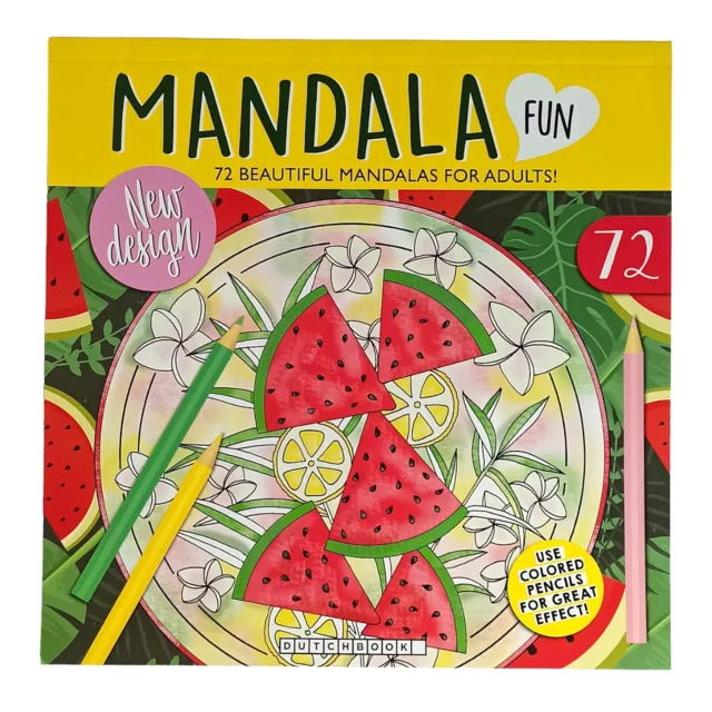 Mandala Fun Malbuch - Für Erwachsene - 72 Mandala Motive - Ausmalspass