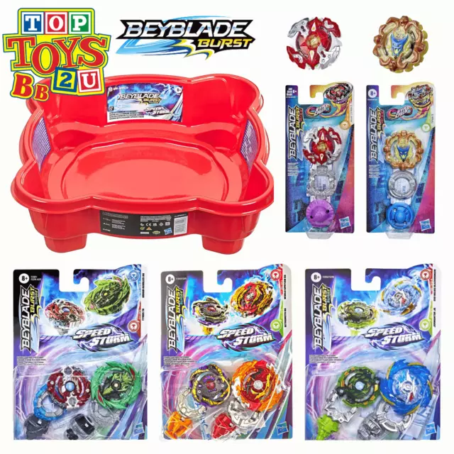 BeyBlade SpeedStorm Bundle - Beystadium, 3x Twin SpeedStorm & 2x HyperSpheres