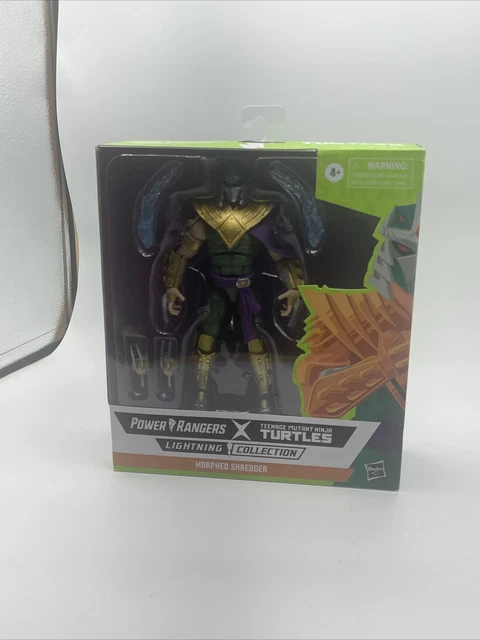 Shredder Green Ranger  Power Rangers X TMNT Lightning Morphed IN HAND