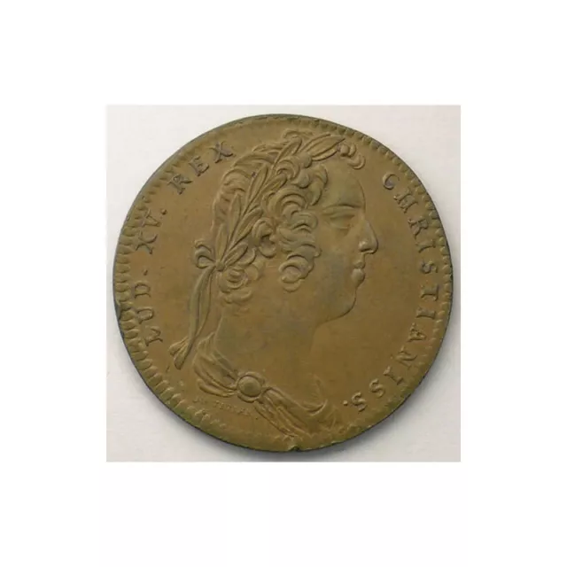jeton rond en cuivre  Louis XV  1732  TTB+ Jetons & M�dailles Jetons de l'Ancien