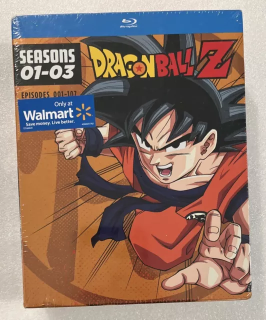 DRAGONBALL Z Seasons 1 - 3 Anime TV Series Blu Ray Episodes 01-107  ***NEW***