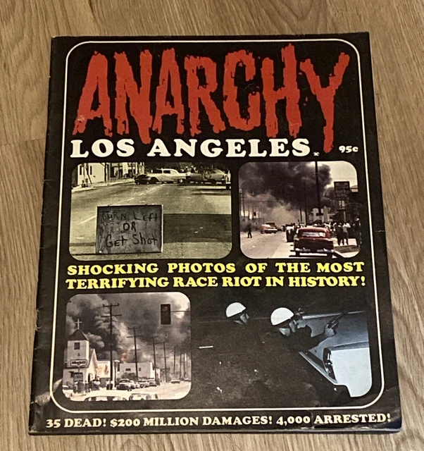 VINTAGE 1965 ANARCHY Los Angeles magazine watts riots coverage £19.79 ...