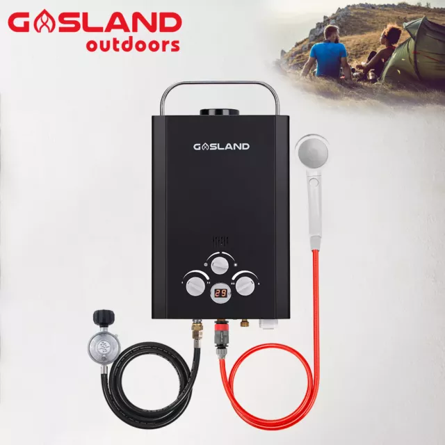 GASLAND 8L Gas Hot Water Heater LPG Camping Shower Water System Instant Outdoor