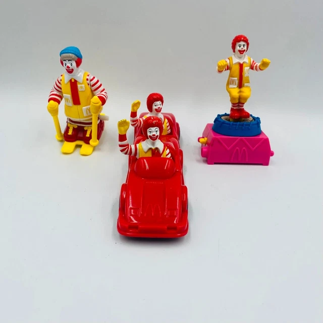 MCDONALD'S VINTAGE HAPPY Meal Toys Ronald 90's Americana Retro