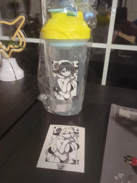 NEW Gamersupps GG Waifu Cup Shaker S2.12 Pirate Limited Edition w/ Sticker!