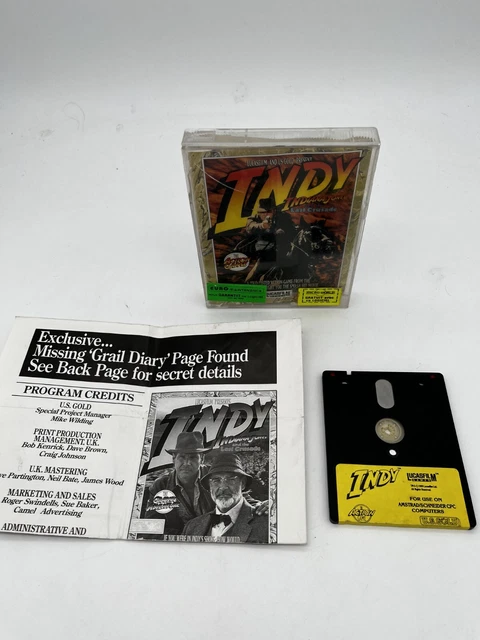 Indiana Jones 3: Last Crusade (1989) Lucasfilm ★ Amstrad Cpc 6128 ★ Disquette ✅ Indiana Jones 3: Last Crusade (1989) Lucasfilm ★ Amstrad Cpc 6128 ★ Disquette ✅