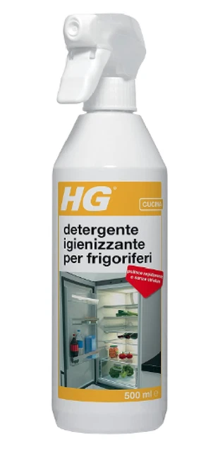 HG - Détergent Assainissante Pour Réfrigérateurs - Élimine Taches Et Odeurs -