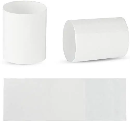 Paper Napkin Rings Selfadhering 500 White