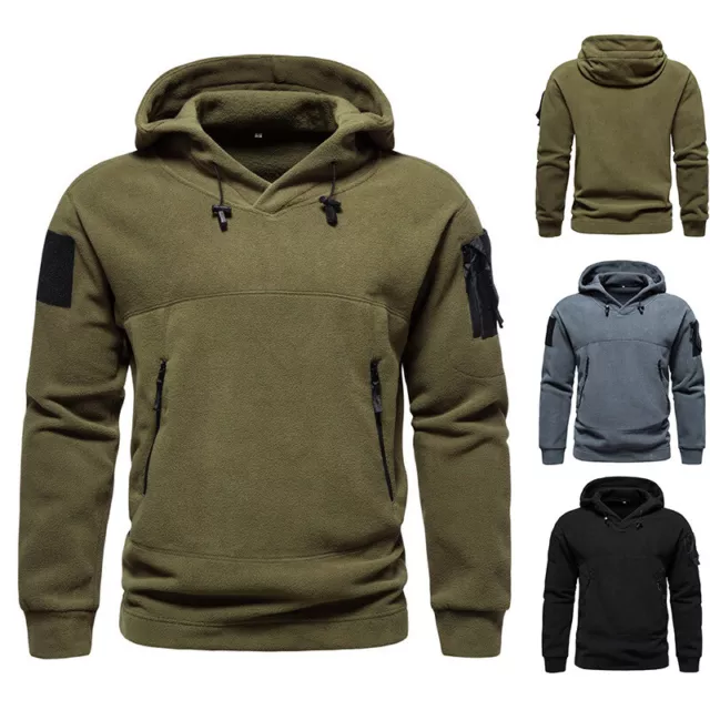 Viper Tactique Hommes Hoodie Fleece Chaud Jumper Pull Polaire