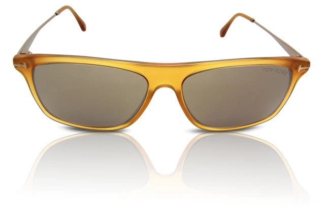 Tom Ford FT0588 Max-02 Occhiali da sole uomo 39J giallo lucido 2