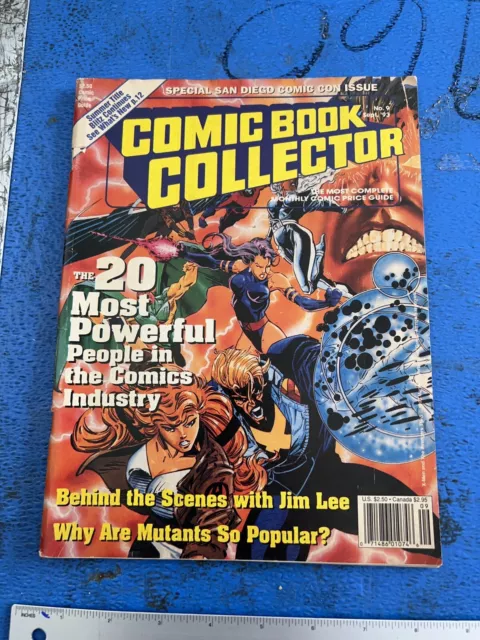 Vintage Comic Book Collector Magazine No. 9 Sept. 1993 Comic Con Issue