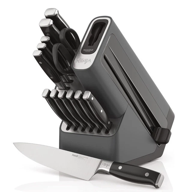 NINJA FOODI NEVERDULL Premium 14Piece Knife Block Set with Builtin