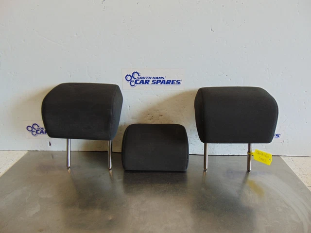 VW GOLF REAR Headrests Cloth Mk6 08-13 Set of Rear Back Head Rests x3 ...