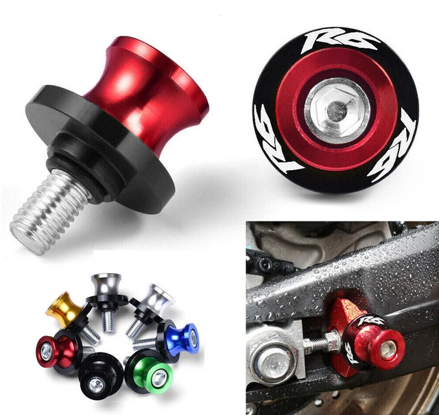 Motorcycle Accessories M6 Swingarm Spools Slider Stand Screws for Yamaha YZF R6