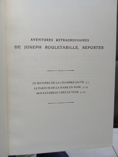 Livre Joseph Rouletabille De Gaston Leroux – Édition Limitée Numérotée Liriade – Coffret Illustré