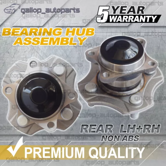 Pair Rear Wheel Bearing Hub for Toyota Echo NCP10R NCP12R NCP13R No ABS 99-2005