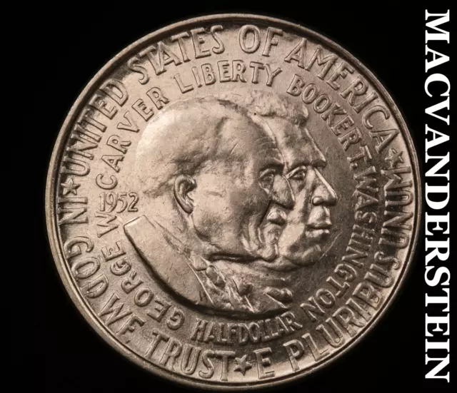 1952 Washington-Carver Commemorative Half Dollar - Scarce  High Grade  #V1773