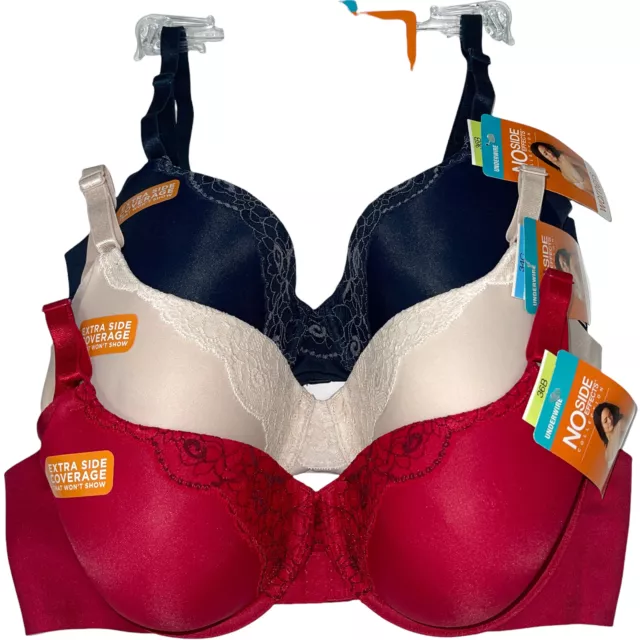WARNER'S BRA UNDERWIRE with Lift Lace Floral Contour Bow No Side Effects  RD0561 $71.22 - PicClick
