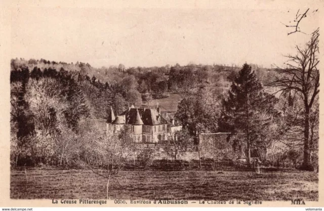 7253 cpa 23 environs d' Aubusson - Château de la Séglière