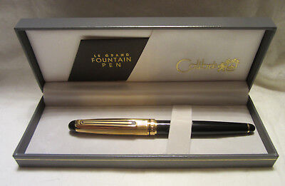 COLIBRI penna stilografica classic nero con accenti Goldtone in confezione regalo! 