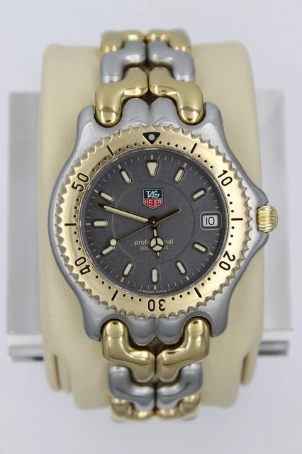 gold tag heuer mens watch