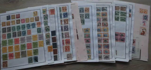 GUATEMALA  Accumulation  timbres oblitérés et neufs   CLASSICS