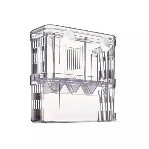 Aquarium Breeder Box Fish Tank Breeding Incubator For Small Fish Hatchery