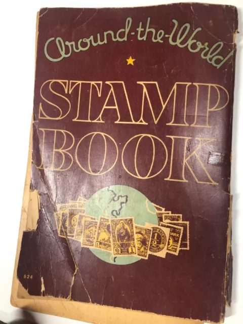 Around the World Stamp Book - Whitman Publishing 1935?