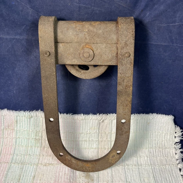Antique Barn Door Rollers, Working Condition, Old Barn Hardware 2
