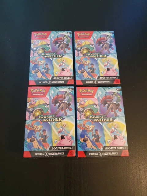 Sobre De Expansión Journey Together 4X Booster - Carmesí & Púrpura En Inglés | 10 Cartas Por Sobre Para Coleccionistas