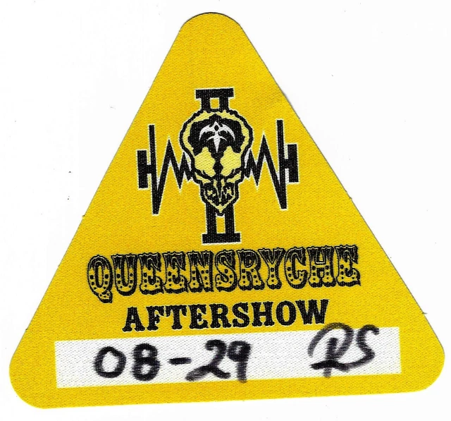 Queensryche 8/29/06 Atlanta GA The Tabernacle AFTERSHOW Backstage Pass!