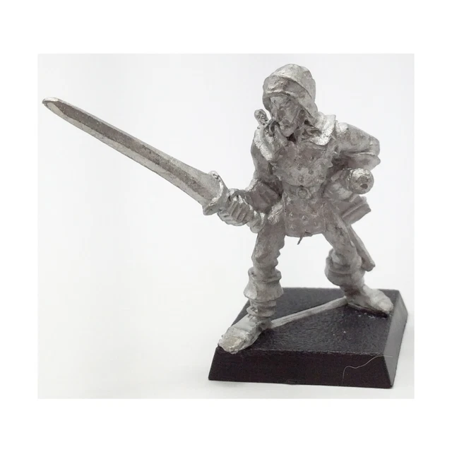 Games Workshop WHF Wood Elves Metal Warrior w/Sword 14 #2 NM