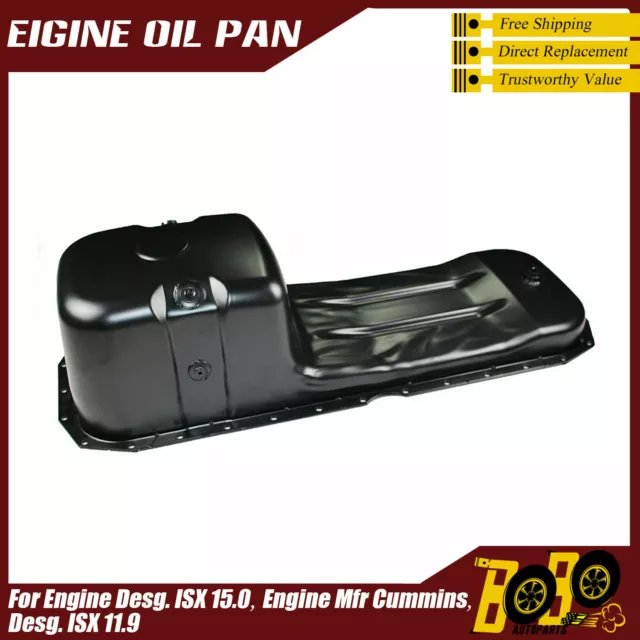 Engine Oil Pan Fit Engine Desg. ISX 15.0， Engine Mfr Cummins，Desg. ISX 11.9