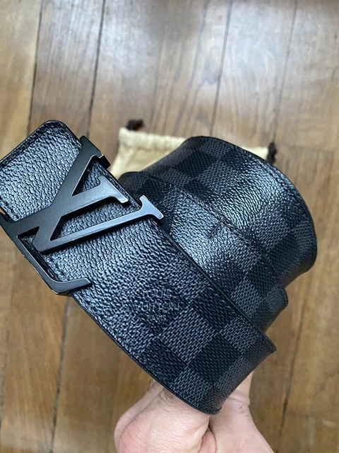 Ceinture homme authentique Louis Vuitton Damier