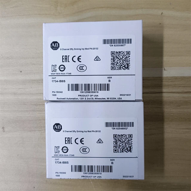 Module D'entrée De Sécurité Numérique Allen-Bradley 1734-IB8S - Neuf, Scellé, Pour Systèmes Point I/O Sécurité
