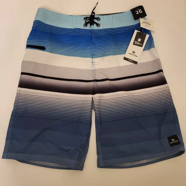 NWT RIP CURL Mirage Daybreaker Boys Boardshorts Boys Youth 12/26 Royal Blue