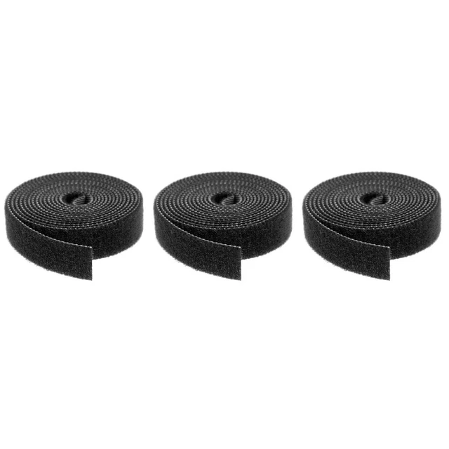 Set 3 Reusable Cable Ties Self-adhesive Hitch Shackle Dsl Cable Fasten