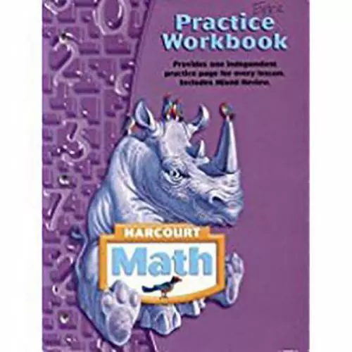 Harcourt Math: Practice Workbook, Grade 4