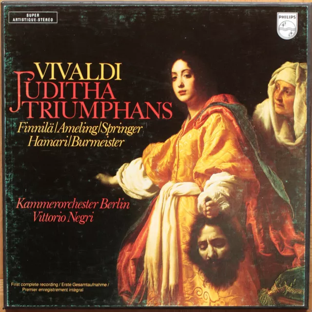 Vivaldi • Juditha Triomphans • Negri • 3 Lp Box • Ex/Nm- • Philips 6747 113