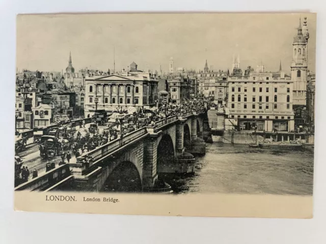 Vintage Postcards Early 1900s Golden Era London Bridge England United Kingdom
