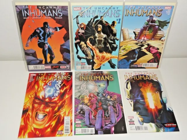 Marvel Uncanny Inhumans Complete Set # 0 1-20 1Mu & Attilan Rising 1-5 Vfnm 2015