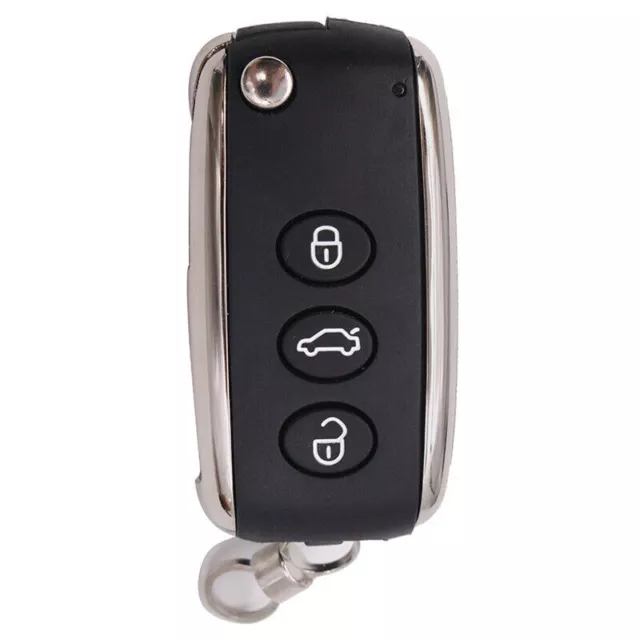 3 Button Key Case Fob Shell Fit for Bentley Continental GT GTC Flying Spur