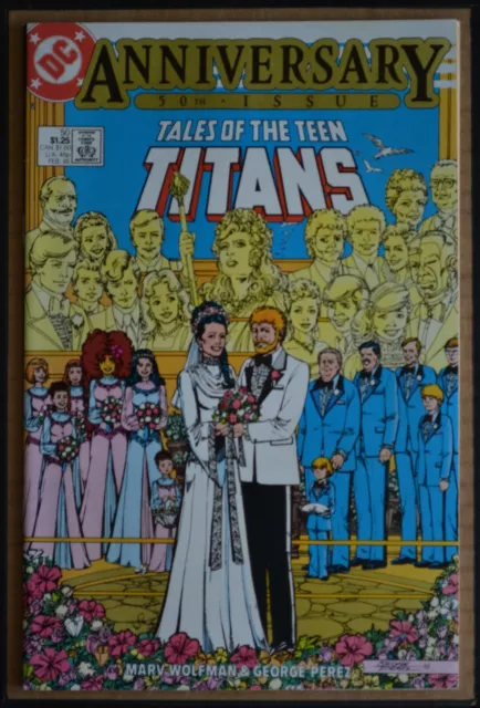 Tales Of The Teen Titans # 50 : Very Fine : February 1985 : Dc Comics.