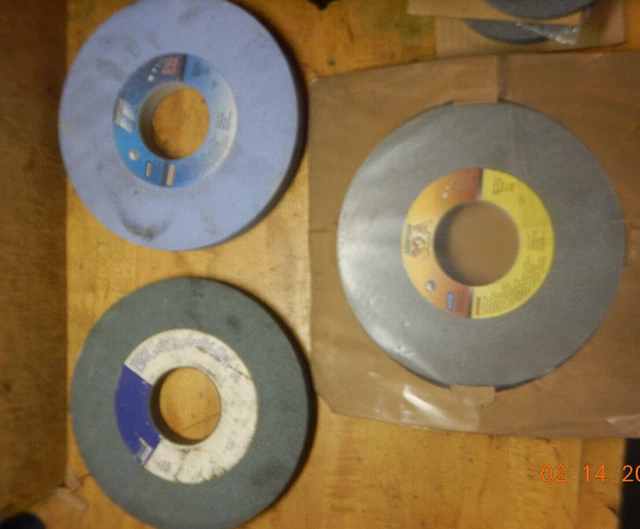 3, New 10" X 3" Arbor Bore Surface Grinding Grinder Wheels Norton Sg Bay State