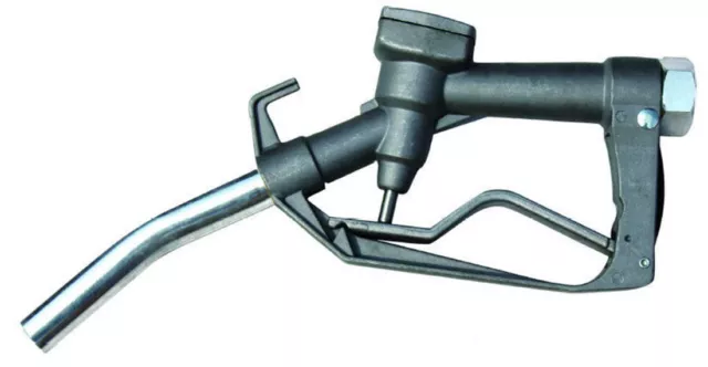 Aluminium Dispensing Diesel Oil Fuel Manual Delivery 1" Nozzle Hose Trigger Gun 3